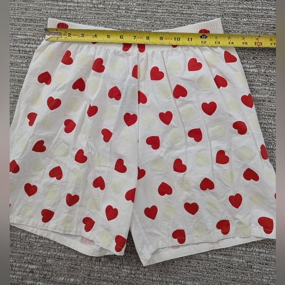 NWOT Unisex Cotton Red & Faint Yellow Heart Patterned Boxers/Boxer Shorts - Picture 7 of 14